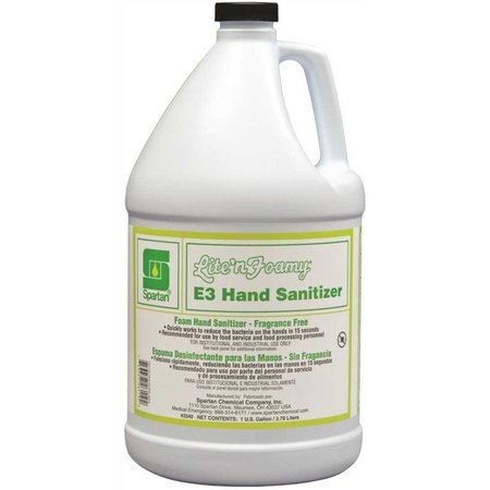 SPARTAN Lite'n Foamy E3 1 Gallon Hand Sanitizer, 4PK 334004